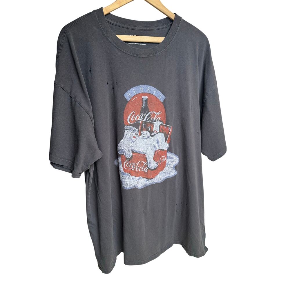 Aerie Vintage Coca-Cola T-Shirt Black Size M